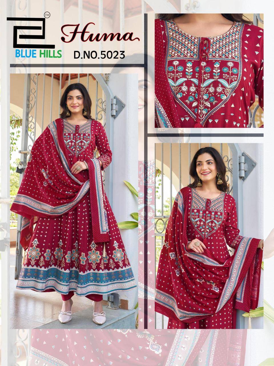 Blue hills huma Designer Kurti manufacturer